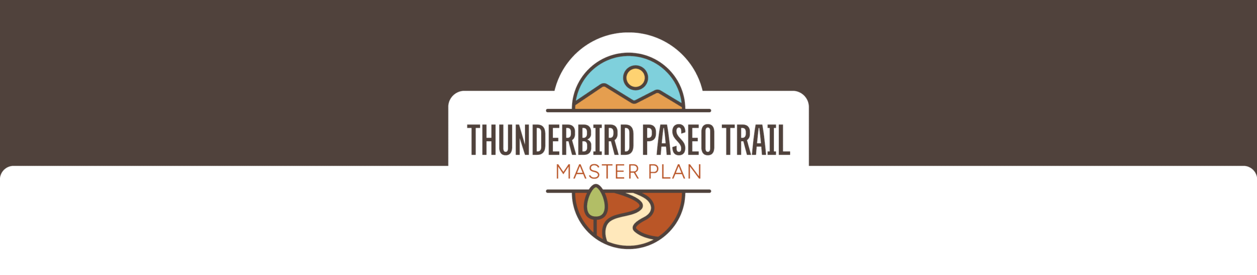 Master Plan logo depicting illustrated hills, trees, and a path